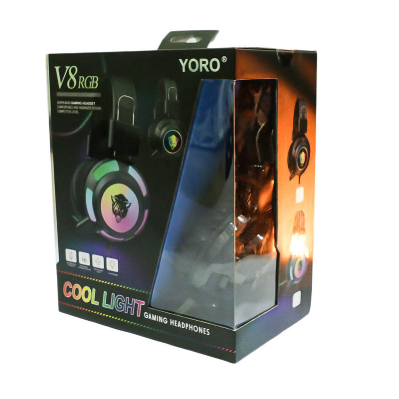 YORO, V8 RGB  Gaming Headphone